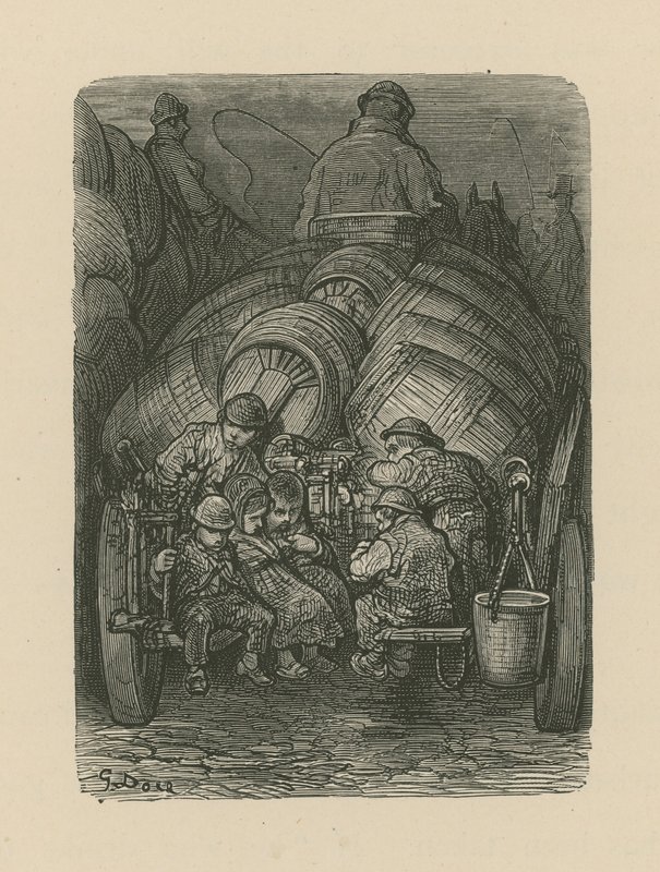 Enfants assis à l
