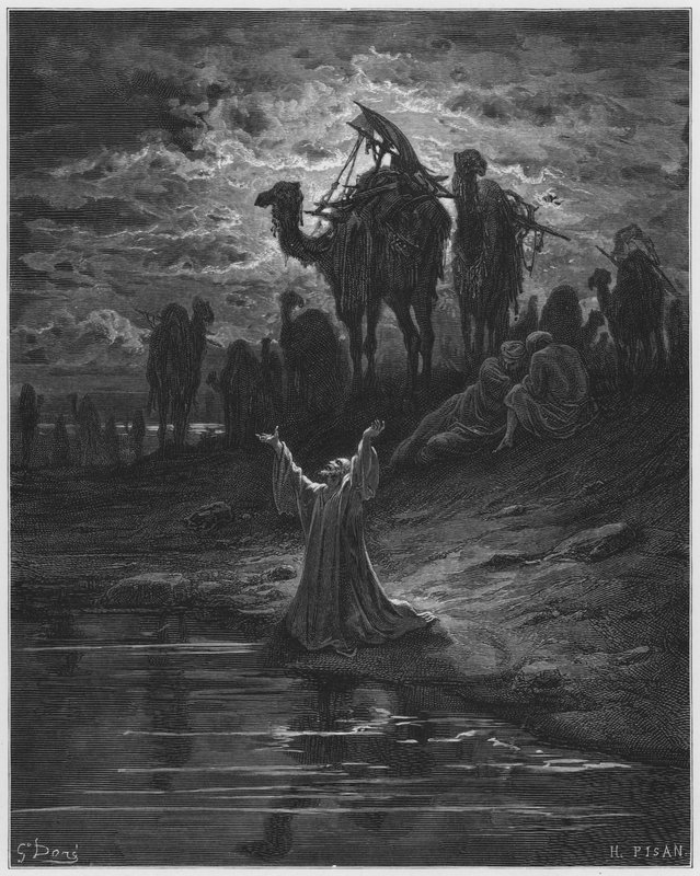 Gustave Doré Bible : La prière de Jacob - Gustave Dore