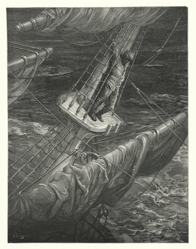 Illustration de Gustave Doré pour La Complainte du vieux marin de Coleridge - Gustave Dore