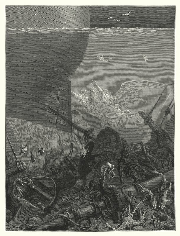 Illustration de Gustave Doré pour La Complainte du vieux marin de Coleridge - Gustave Dore
