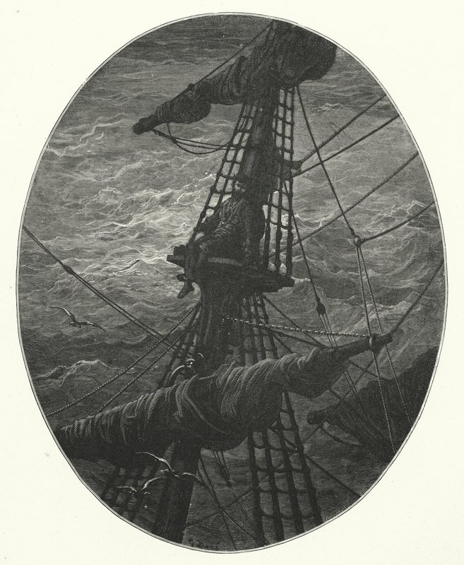 Illustration de Gustave Doré pour La Complainte du vieux marin de Coleridge - Gustave Dore