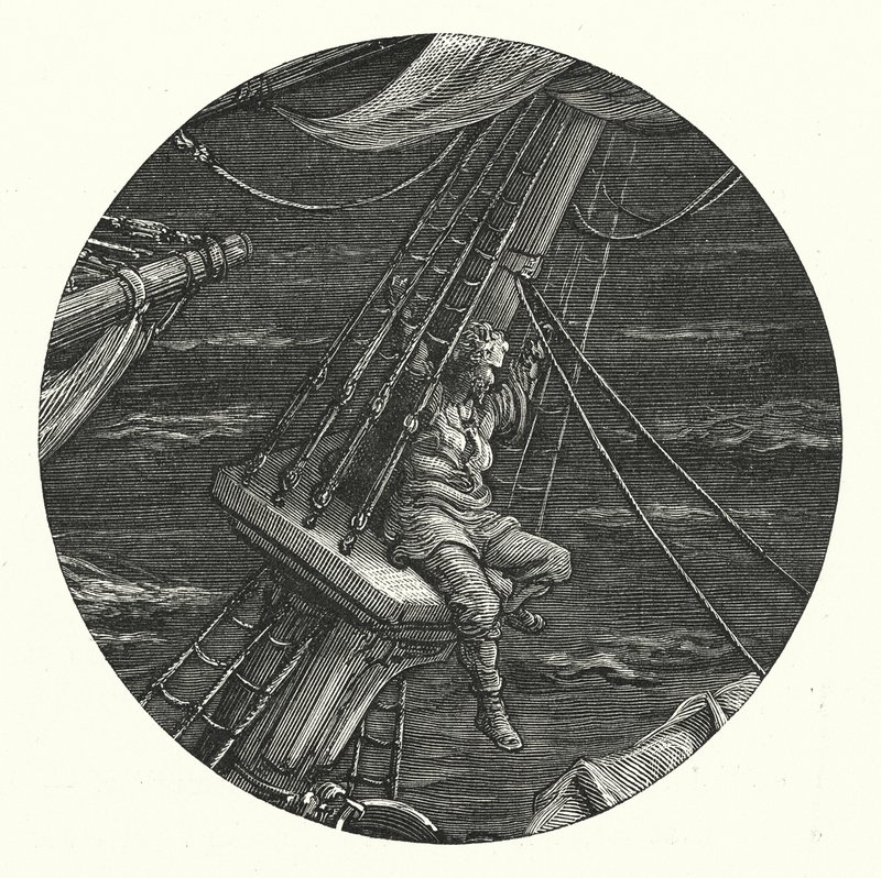 Illustration de Gustave Doré pour La Complainte du vieux marin de Coleridge - Gustave Dore