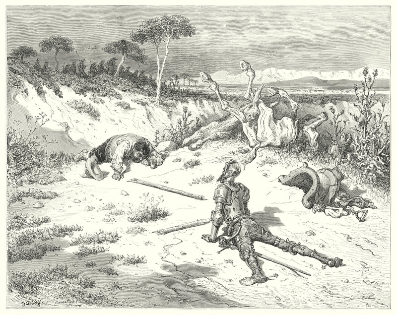 Don Quichotte de Gustave Doré : "Sancho, j