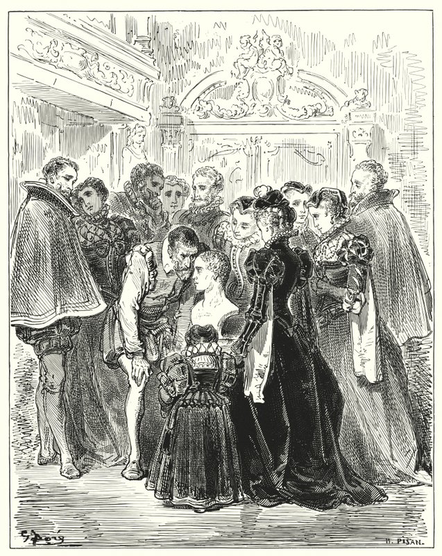 Don Quichotte de Gustave Doré : "Dis-moi, toi oracle, dit-il, ce que j