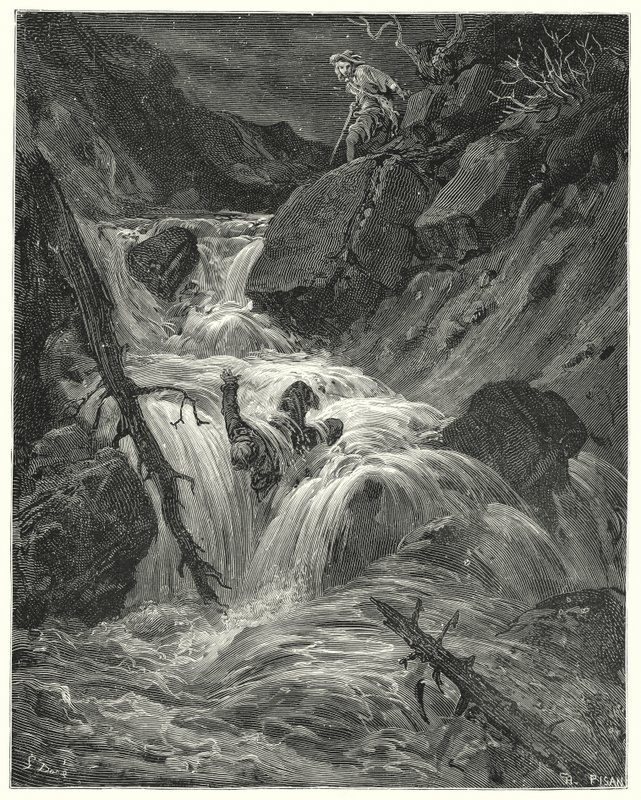 Don Quichotte de Gustave Doré: "Avec la petite force que j