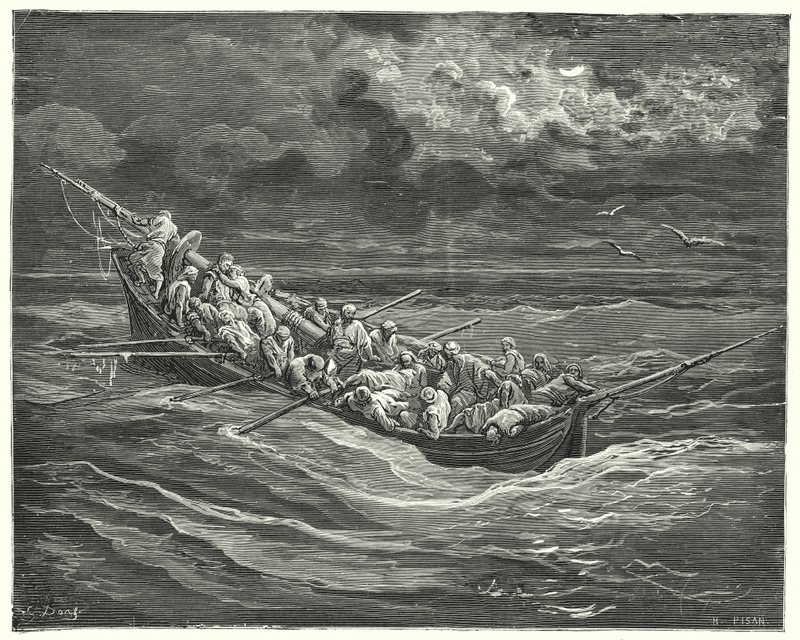 Don Quichotte de Gustave Doré : "Zoraida cachait tout ce temps son visage pour ne pas voir son père" - Gustave Dore