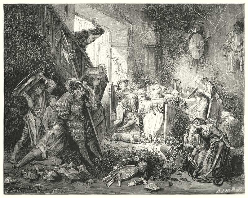 La Belle au Bois Dormant - Gustave Dore