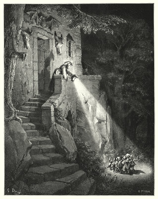 Le Petit Poucet (gravure) - Gustave Dore