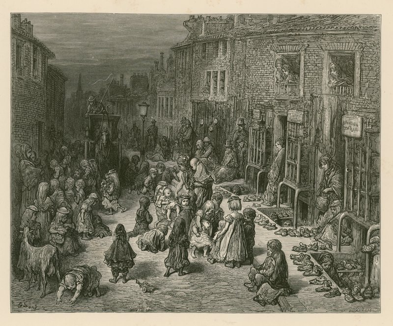 Seven Dials, Londres - Gustave Dore