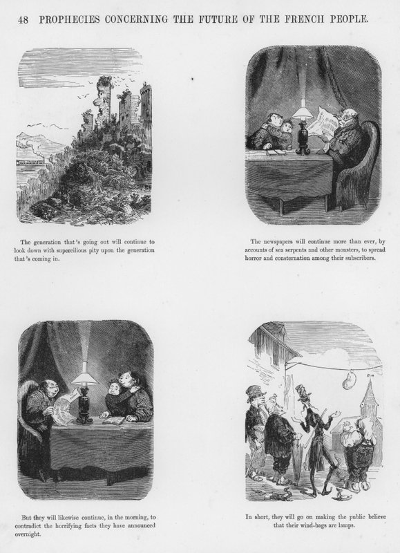 Esquisses humoristiques et grotesques par Gustave Doré (gravure) - Gustave Dore