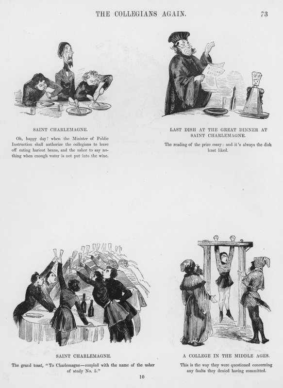 Esquisses humoristiques et grotesques par Gustave Doré (gravure) - Gustave Dore