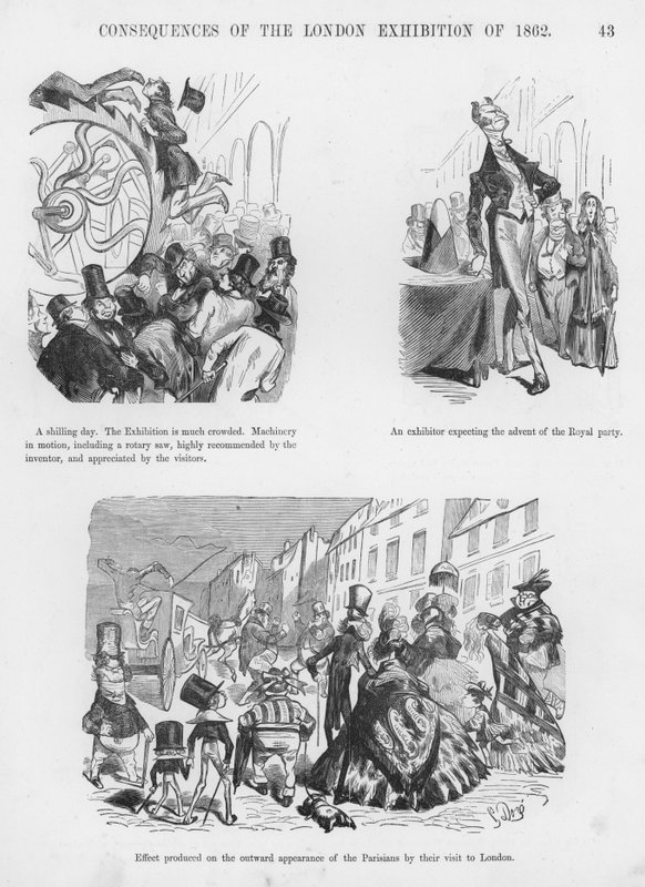 Croquis humoristiques et grotesques par Gustave Doré - Gustave Dore