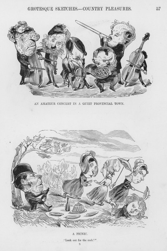 Esquisses humoristiques et grotesques par Gustave Doré - Gustave Dore
