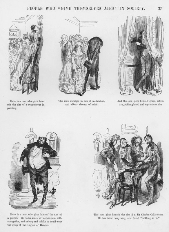 Esquisses humoristiques et grotesques (gravure) - Gustave Dore