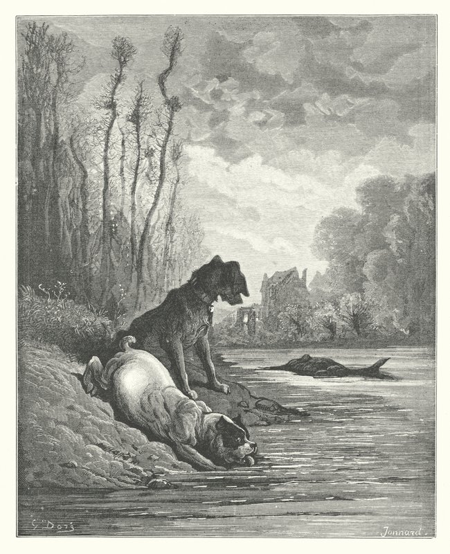Les Fables de La Fontaine : Les Deux Chiens et l