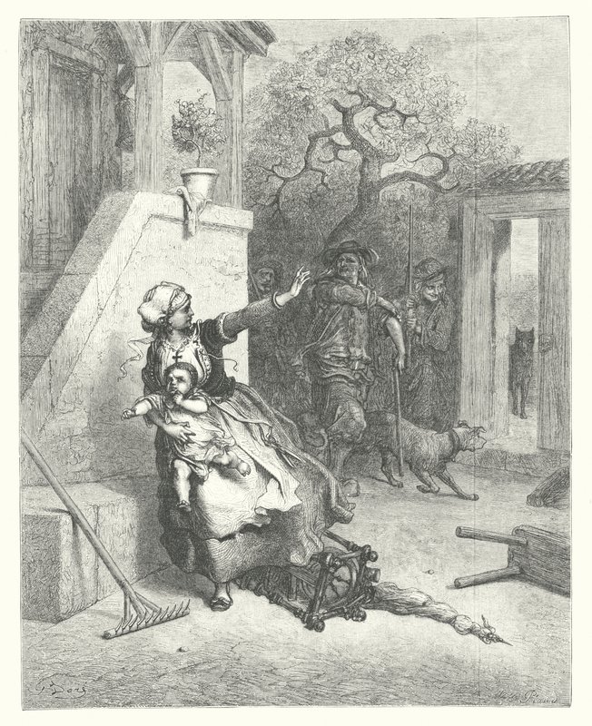 Les Fables de La Fontaine : Le Loup, la Mère et l