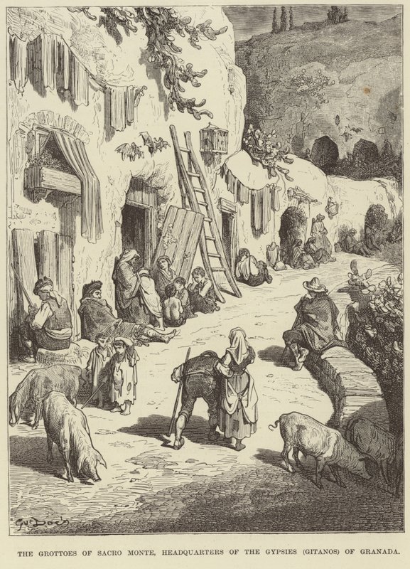 Les grottes du Sacro Monte - Gustave Dore