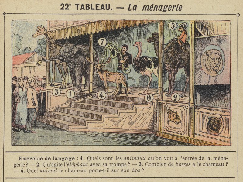 La ménagerie - Gustave Fraipont