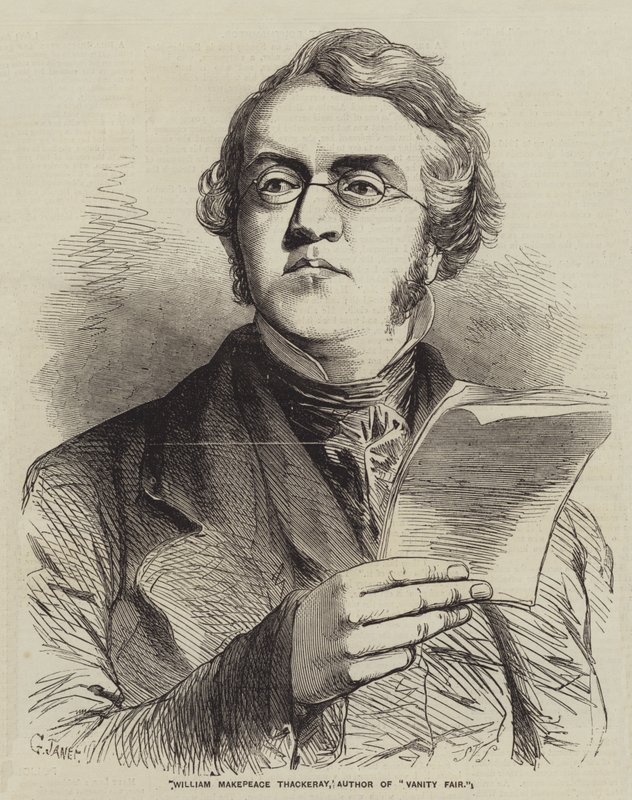 William Makepeace Thackeray, auteur de Vanity Fair - Gustave Janet