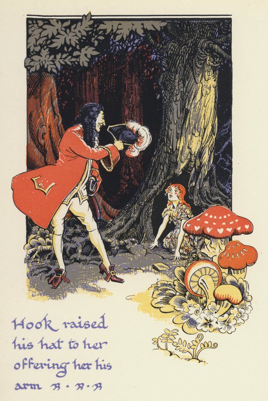 Peter Pan et Wendy : Hook lui a levé son chapeau en lui offrant son bras - Gwynedd M. Hudson