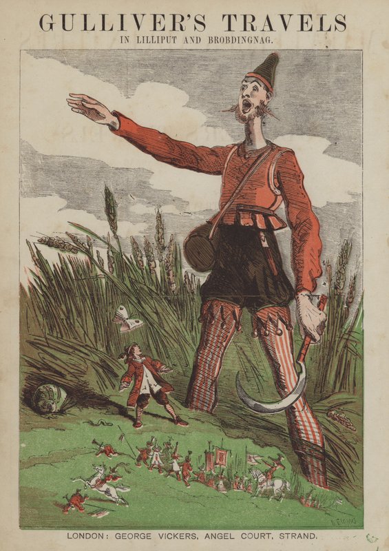 Les Voyages de Gulliver à Lilliput et Brobdingnag - after Hablot Knight Browne