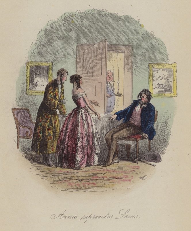 Illustration pour Lewis Arundel ou Le Chemin de fer de la vie par Frank E Smedley - after Hablot Knight Browne