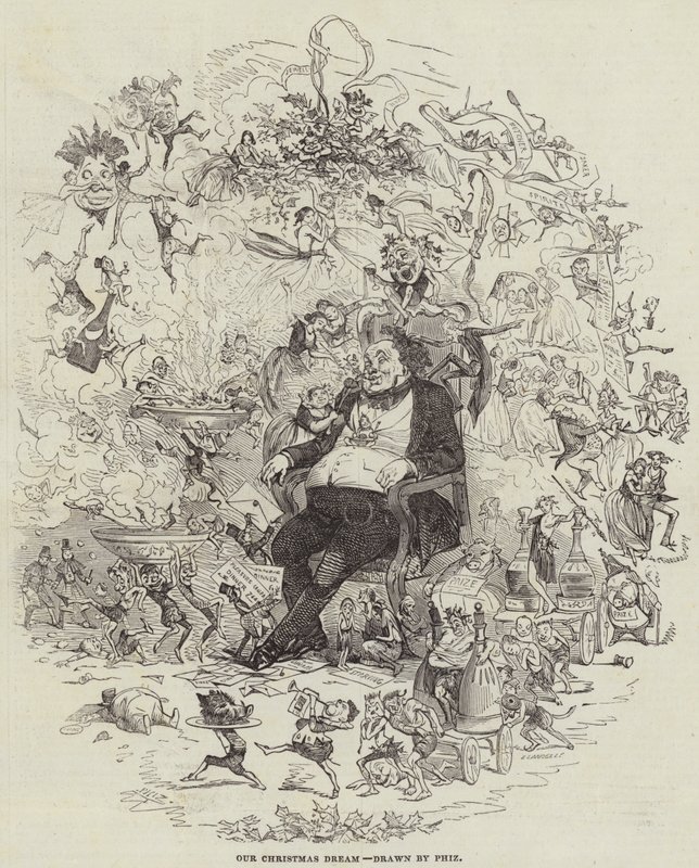 Notre rêve de Noël - after Hablot Knight Browne