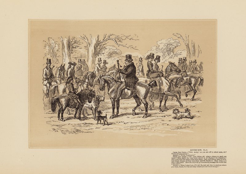 Rotten Row, n° 5, Quelle honte - Hablot Knight (1815 92) Browne