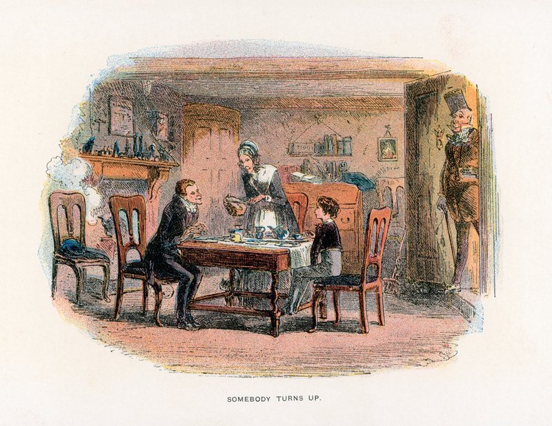 Illustration pour David Copperfield - Hablot Knight Browne
