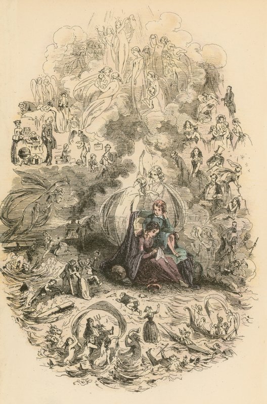 Illustration pour Dombey et Fils - Hablot Knight Browne
