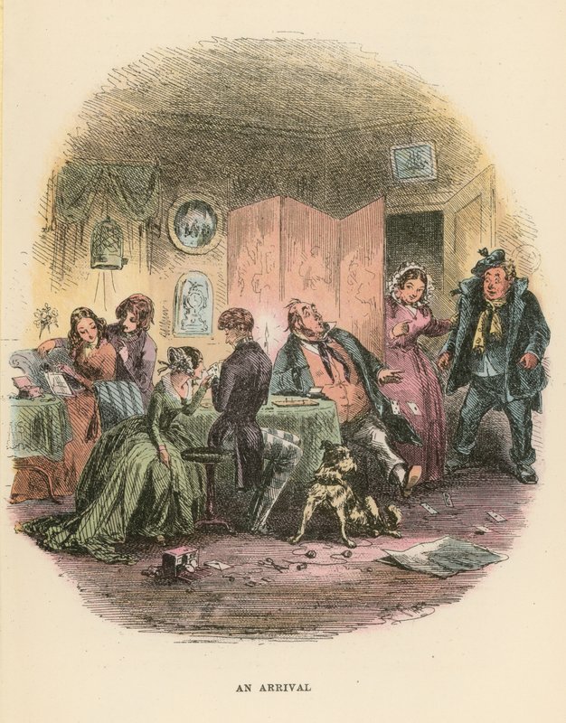 Illustration pour Dombey et Fils - Hablot Knight Browne