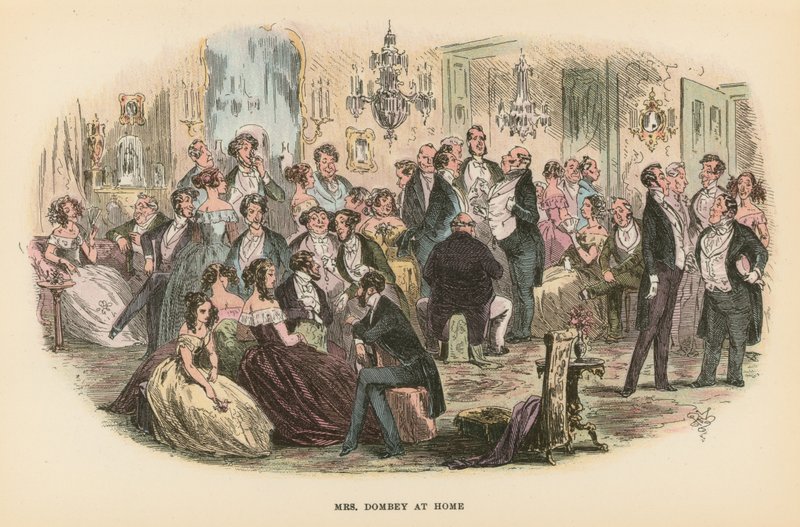 Illustration pour Dombey et Fils - Hablot Knight Browne