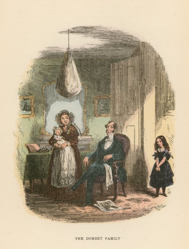 Illustration pour Dombey et Fils - Hablot Knight Browne