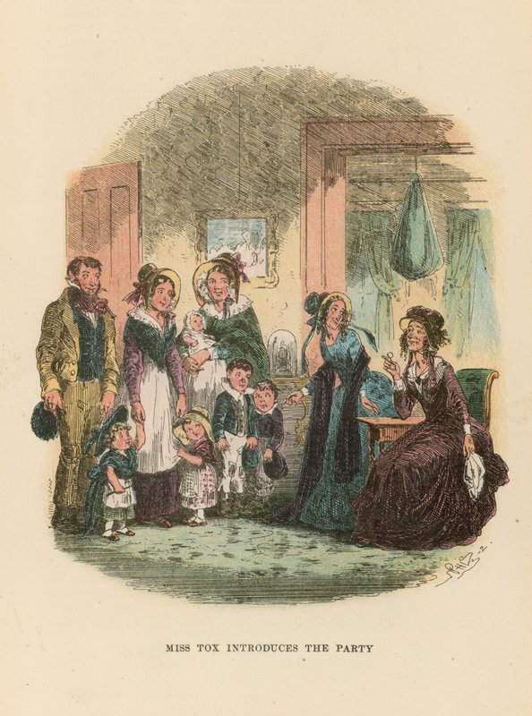 Illustration pour Dombey et Fils - Hablot Knight Browne