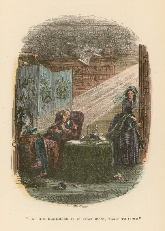 Illustration pour Dombey et Fils - Hablot Knight Browne