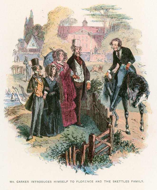 Illustration pour Dombey et Fils - Hablot Knight Browne