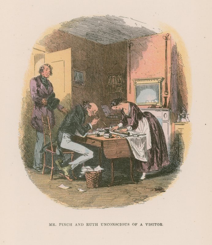 Illustration pour Martin Chuzzlewit - Hablot Knight Browne