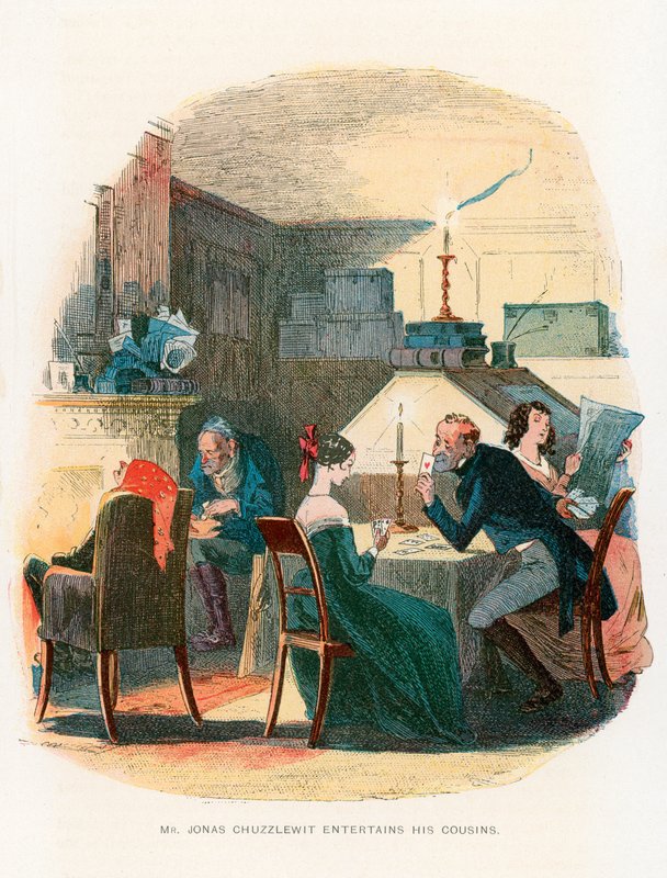 Illustration pour Martin Chuzzlewit - Hablot Knight Browne