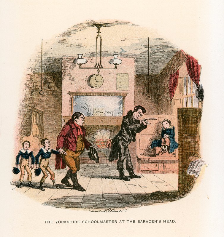 Illustration pour Nicholas Nickleby - Hablot Knight Browne