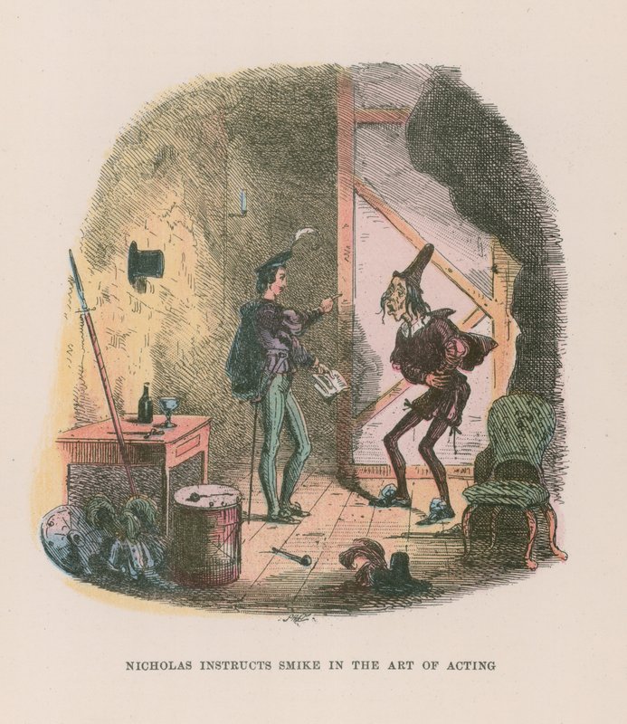 Illustration pour Nicholas Nickleby - Hablot Knight Browne