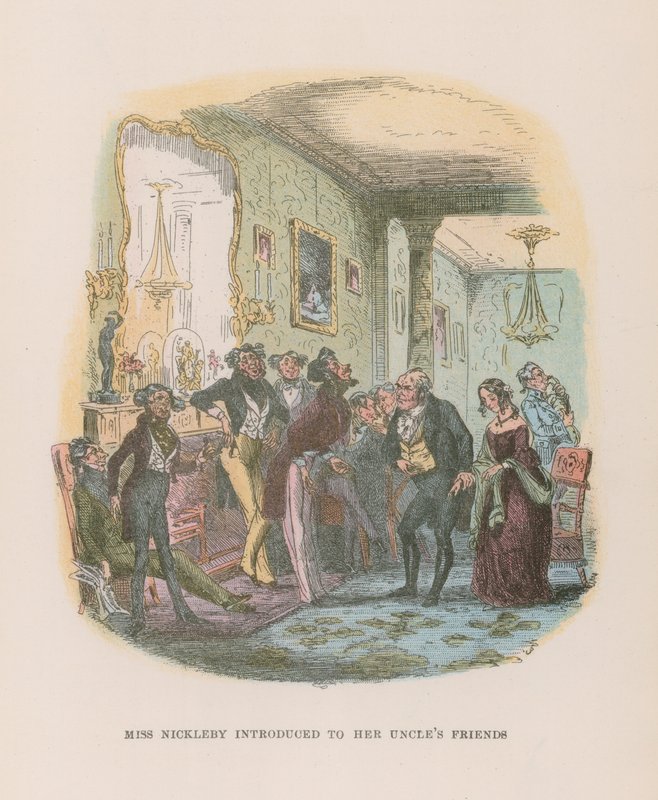 Illustration pour Nicholas Nickleby - Hablot Knight Browne