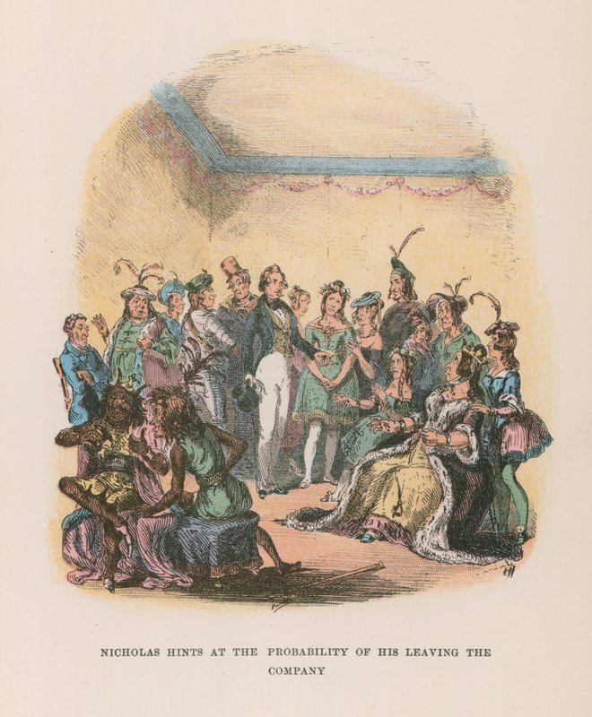 Illustration pour Nicholas Nickleby - Hablot Knight Browne
