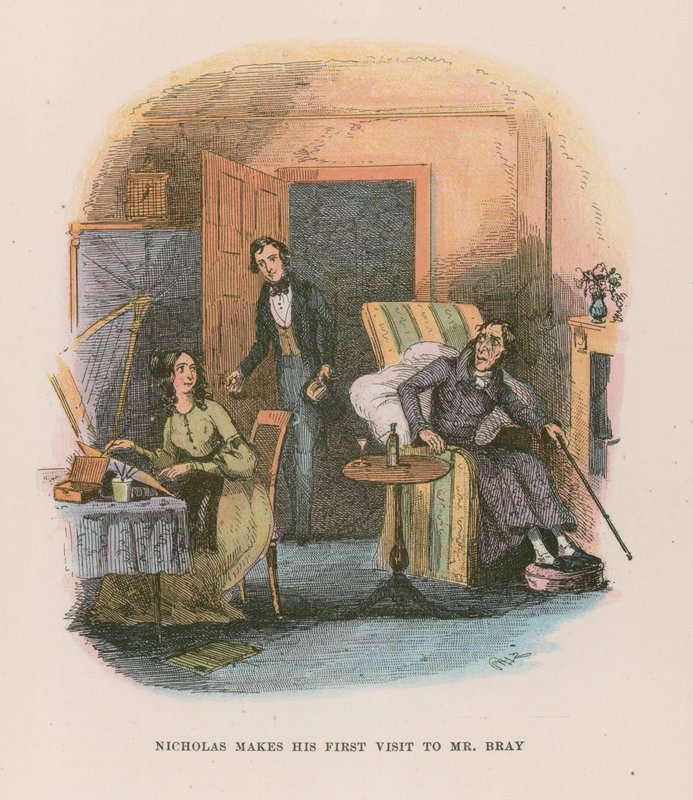 Illustration pour Nicholas Nickleby - Hablot Knight Browne