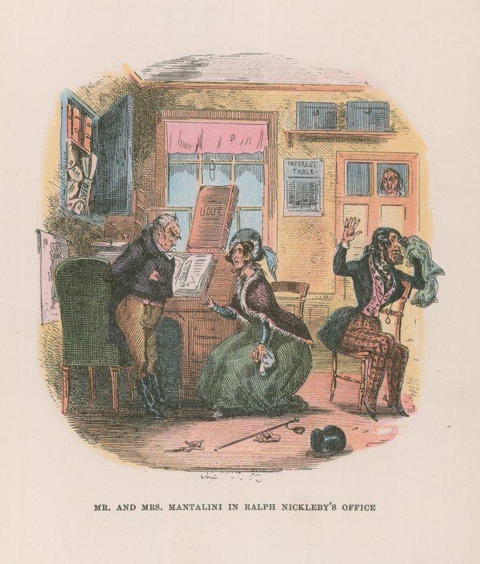 Illustration pour Nicholas Nickleby - Hablot Knight Browne