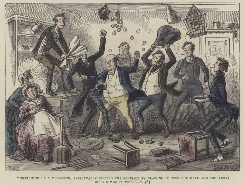 Illustration pour Pickwick Papers - Hablot Knight Browne