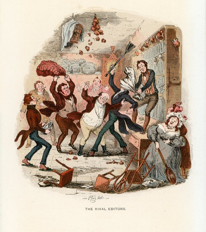 Illustration pour les Papiers Pickwick - Hablot Knight Browne