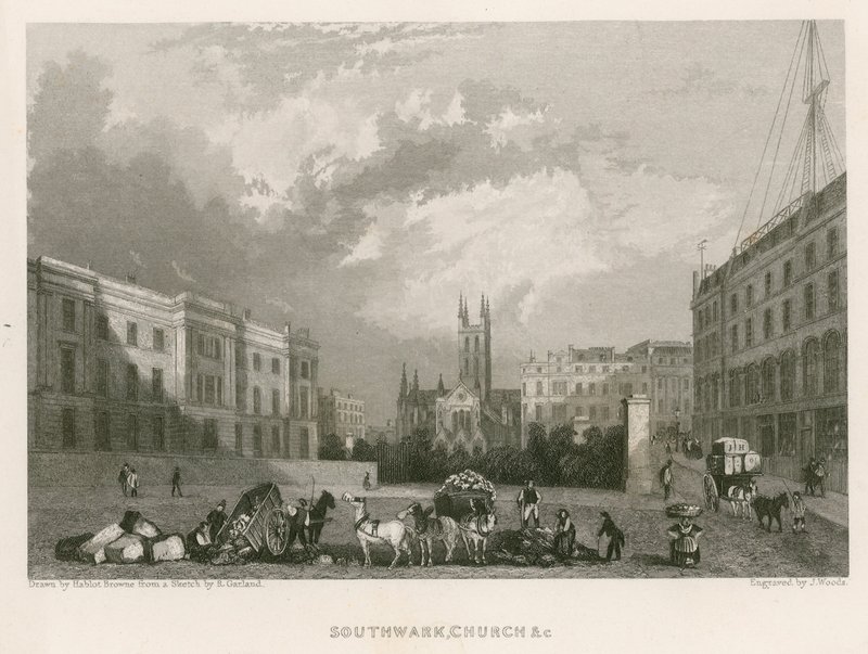 Église Saint-Sauveur, Southwark, Londres - Hablot Knight Browne