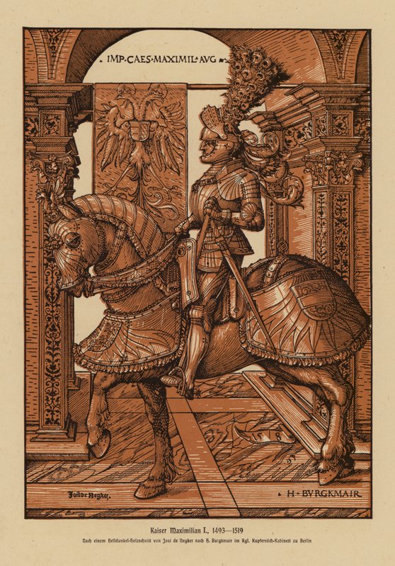 Maximilien Ier, Saint Empereur romain - Hans (after) Burgkmair