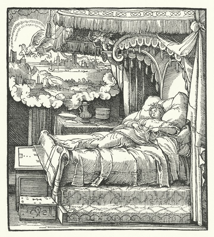 La vision de la Sibylle - Hans (after) Burgkmair