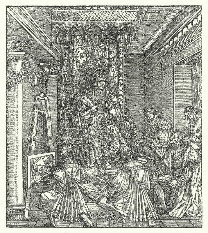Le Prince avec les Proclameurs de sa Gloire - Hans (after) Burgkmair